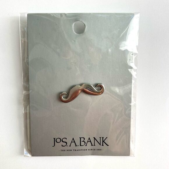 Gentleman's Mustache Lapel Jos A Bank - Picture 3 of 3